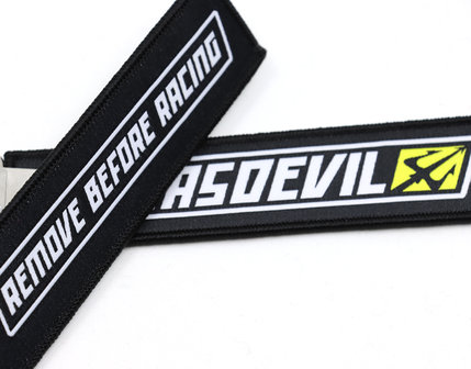 sleutelhanger gasdevil geweven remove before racing