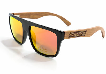 ORANGE - GASDEVIL WOODY ROCKSTAR - SUNGLASSES