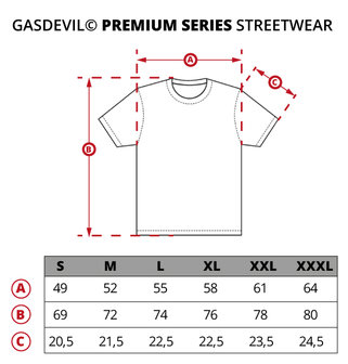 T-SHIRT - GASDEVIL LOGO PREMIUM