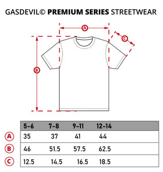 KIDS T-SHIRT - GASDEVIL LOGO PREMIUM