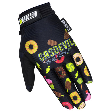 cross handschoenen  snoep en donuts, motocross gloves with candy , fist handwear