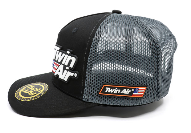 twinair USA cap with usa flag , black and grey 