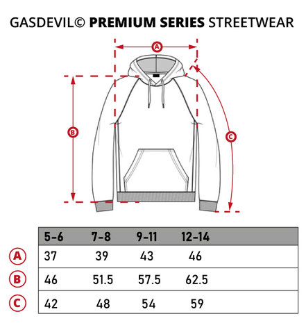 HOODIE - RL GASDEVIL INC. PREMIUM